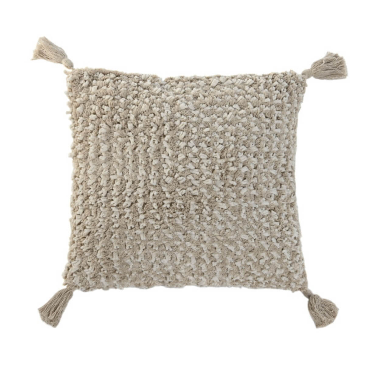 COJIN ALGODON YUTE FIBRA 45X45X5CM