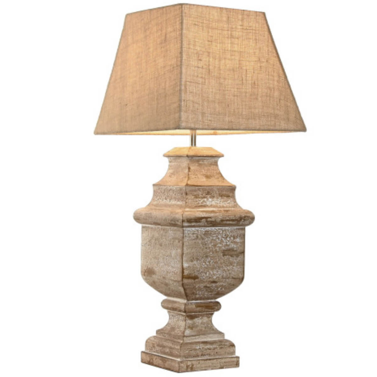 LAMPARA DE SOBREMESA MANGO 35X35X83CM