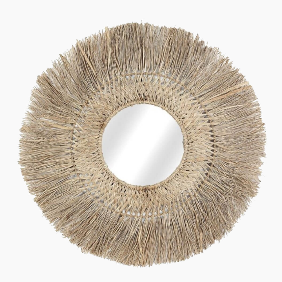 ESPEJO FIBRAS NATURALES 85X2X85CM