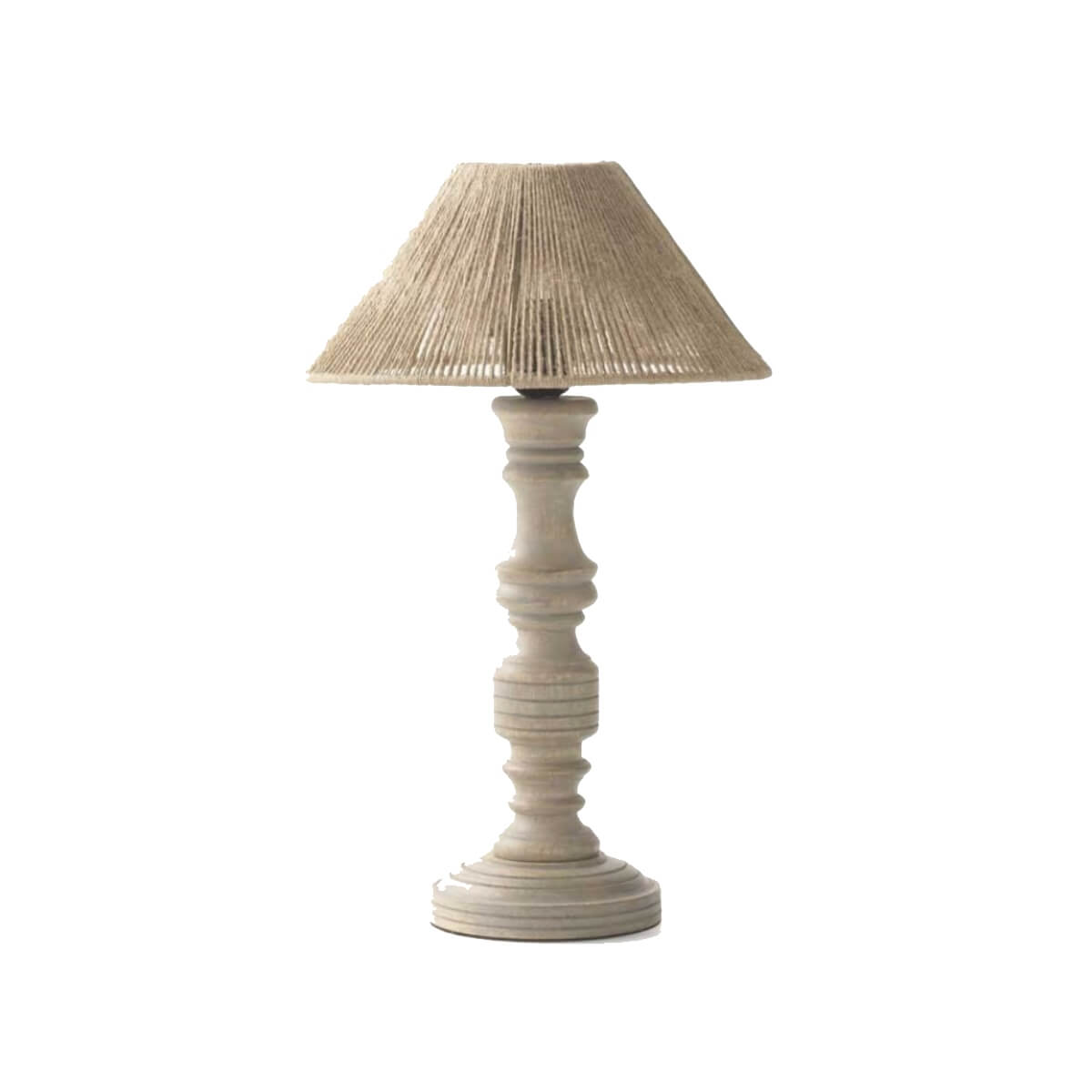 LAMPARA DE SOBREMESA YUTE 26X26X43CM