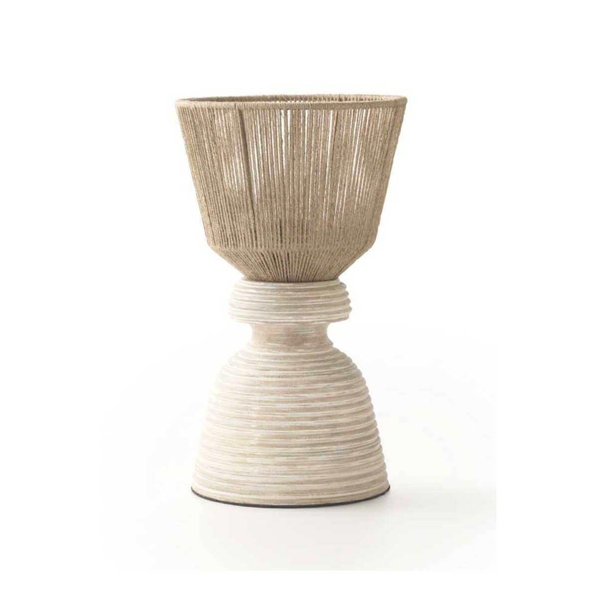 LAMPARA DE SOBREMESA YUTE 23X23X39CM