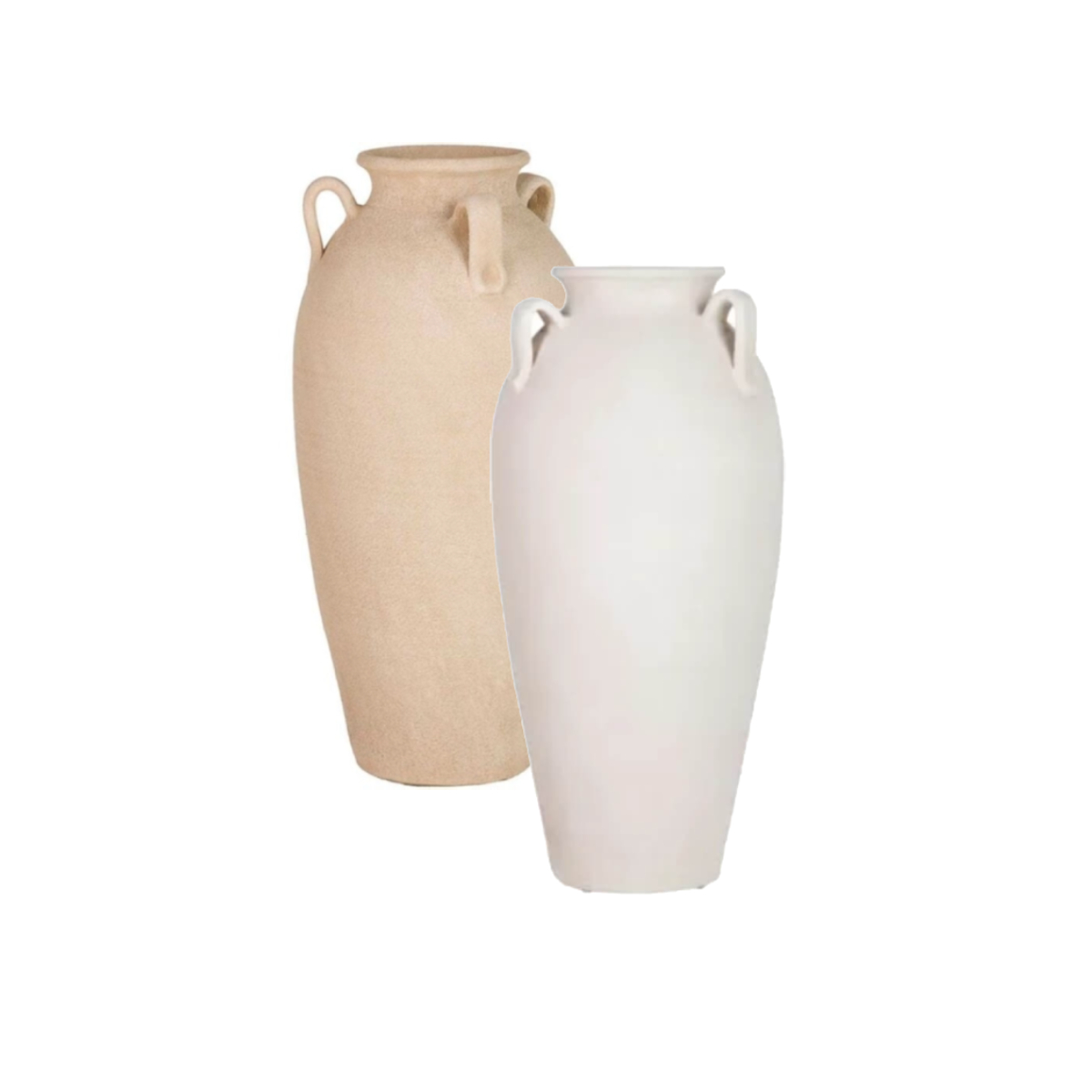 ANFORA CERAMICA VASE ASAS 28X28X60CM