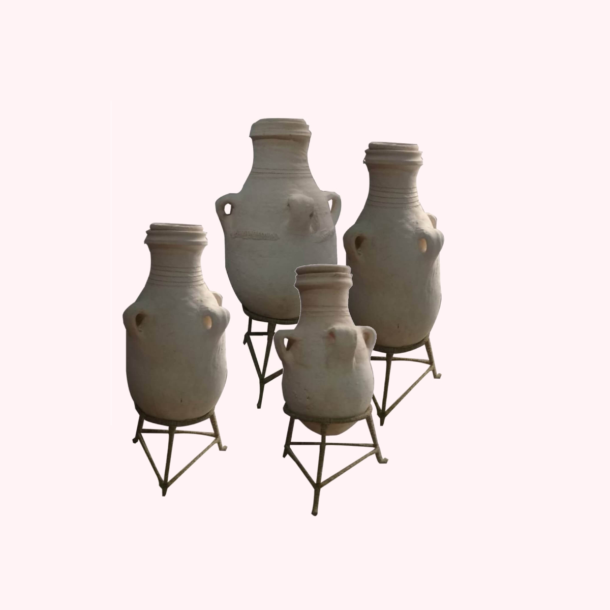 ANFORA VASIJA CON ASAS ARTESANO