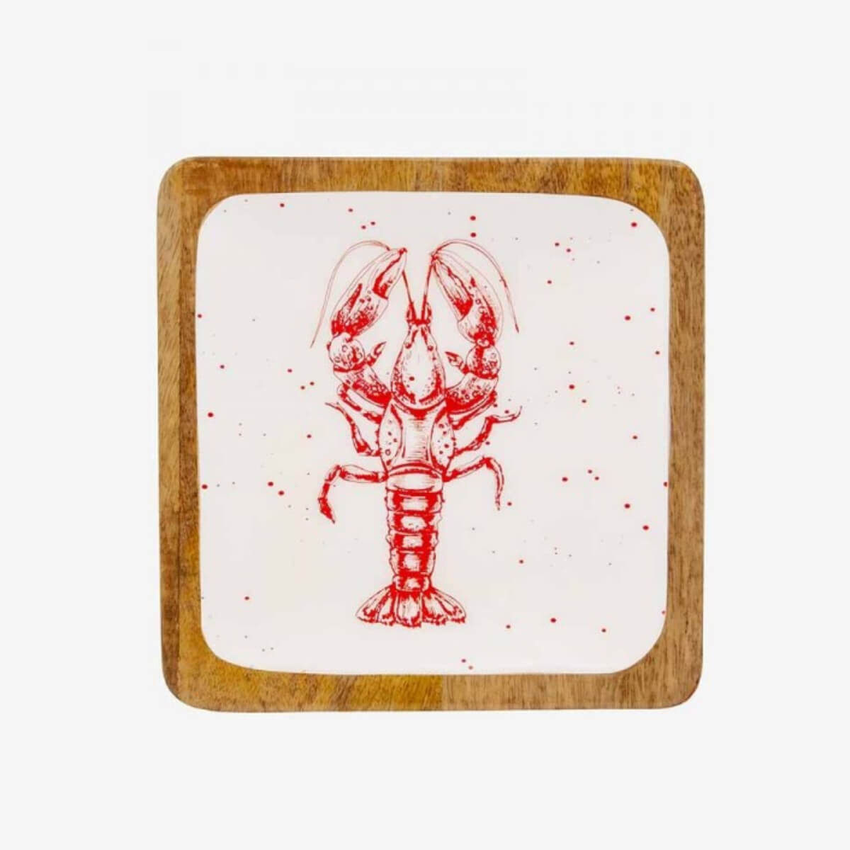 PLATO CUADRADO LANGOSTA