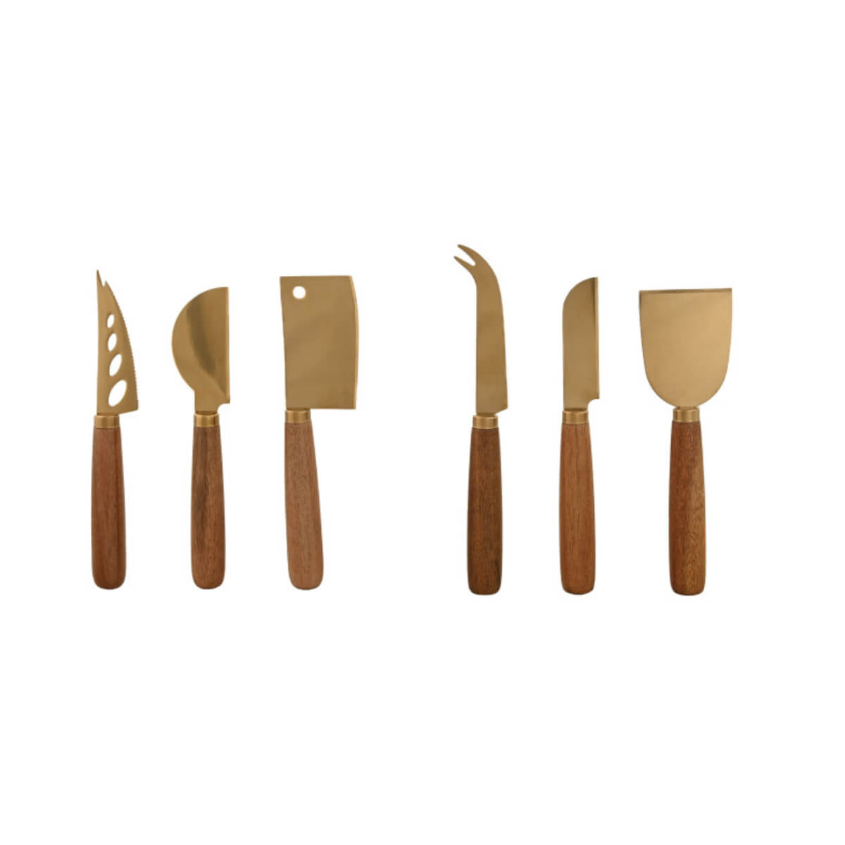 CUCHILLO SET/3 INOX. ACACIA QUESO 3X2X17CM