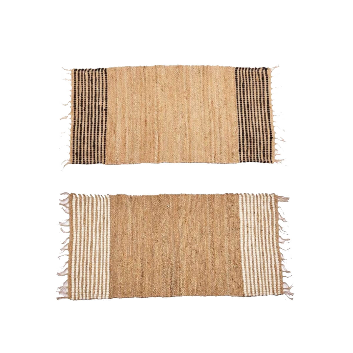 ALFOMBRA NATURAL RAYAS 70X140CM